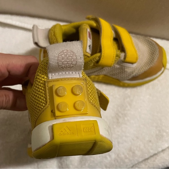 adidas x LEGO Sport Pro EL K Yellow Red Kids Preschool Running Shoes GZ2414 - Picture 12 of 16